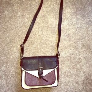 Crossbody block color bag